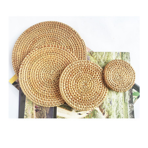 Assiettes en rotin de qualité supérieure pour l'exportation: solutions de salle à manger artisanales et éco-chic en vrac du meilleur fournisseur pour le commerce mondial écologique - Product Image 2