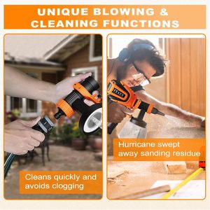 2mm 3mm Professionnel 700W Airless Auto Electric Power <span class=keywords><strong>Pistolet</strong></span> à Peinture <span class=keywords><strong>Pistolet</strong></span> Hvlp pour Voitures Portable Outils de Peinture Pulvérisateur 1200ml - Product Image 6