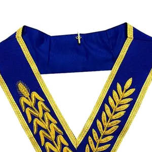 Top vente bleu Lodge collier ensemble bleu Machine broderie maçonnique artisanat colliers de haute qualité - Product Image 3