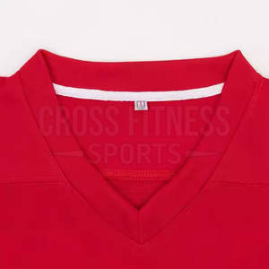 Jersey de hockey sobre hielo de poliéster 100% a granel en tamaño adulto ropa de entrenamiento Jersey equipo deportivo de Color sólido - Product Image 4