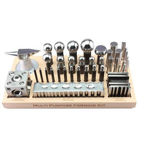 Ensemble de poinçons et de blocs de façonnage Jumbo de qualité supérieure, 37 pièces, outils de fabrication de bijoux à prix raisonnable - Product Image 4