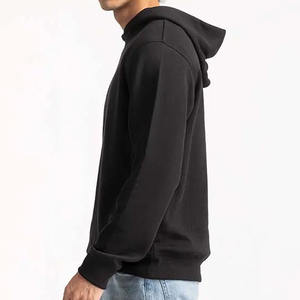 Sudadera con Capucha de Felpa 100% Algodón para Hombre, Corte Holgado, Estilo Informal, con Sudadera Gruesa, Diseño Sólido para Invierno - Product Image 2