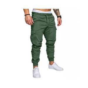 Venta al por mayor de alta calidad Casual Gym Pantalones Flocado impresión Athleisure Deportes LOGO personalizado 100% algodón pantalones de chándal de los hombres - Product Image 5