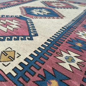 Alfombra Turca Vintage de Lana Roja, 4.8x6 pies (146x182 cm) - Product Image 5