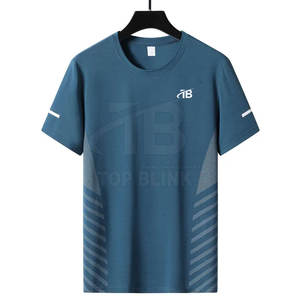 เสื้อยืดผู้ชายผ้าถักผ้าฝ้าย100% กำหนดขนาดได้เองทันสมัย - Product Image 1