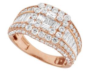 Haute Qualité Personnalisé S925 En Argent Sterling Avec Baguette Ronde Moissanite Diamant Bague De Fiançailles Pour Hommes - Product Image 2