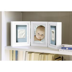 PEARHEAD 'Baby Deluxe' Juego de Marcos de Fotos de Sobremesa, 3 Piezas, Marco con Bisagras para Huellas de Manos y Pies, Recuerdo para Bebé - Product Image 5