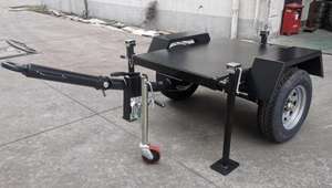 Height Adjustable Frame Optional 1000kg Load Two-<b>wheel</b> Trailer for Tractor - Product Image 2