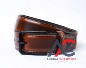 Nuevos cinturones de cuero genuino Unisex de lujo hechos a mano de alta calidad logotipo personalizado cinturones de cuero Real con estilo único - Product Image 1