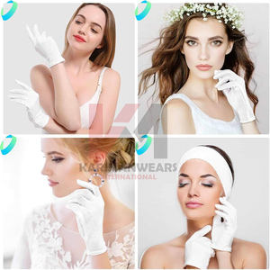 Gants en coton blanc pour le soin des mains, doux et hydratants, absorption de lotion de nuit, gants de spa, gants de soin de la peau, gants de travail - Product Image 2