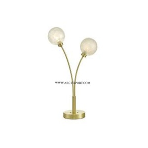 Lámparas decorativas de iluminación de latón y metal chapado en oro para el hogar, accesorios de mesa para bodas, restaurantes y resorts, lámparas de mesa - Product Image 1