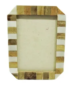 Madera con incrustaciones de hueso de alta calidad con marco de fotos Mdf en los marcos de fotos Marcos de fotos de hueso incrustaciones de hueso Mejor precio de fábrica - Product Image 3