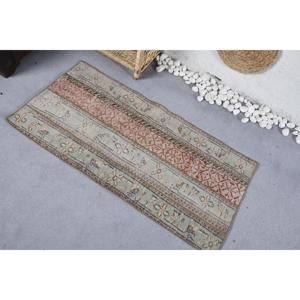 2.1x4.3 ft Turkish Rug, Rug, <b>Red</b> Floral Rug <b>Wool</b> - Product Image 4