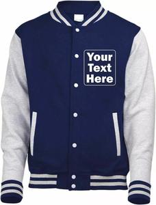 Meilleures ventes Vestes universitaires Letterman imprimées sur mesure pour hommes, American Baseball College, vestes Bomber sur pied, tailles XS-2XL - Product Image 5