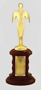 Elegant Brass Trophy Cup Award Decor with Customized Color & Logo <b>for</b> Office Events - Product Image 3