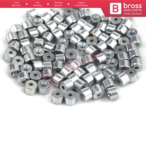 BCR004 BCR004 สายเคเบิลรีเลย์กระจกหน้าต่าง สายสลิง ปลายพิน ตัวล็อค 5.5x4/1.7 มม. 100 ชิ้น - Product Image 4