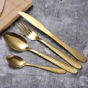 Ensemble de couverts dorés pour mariage, acier inoxydable, haute qualité, luxe, 7 pièces - Product Image 5