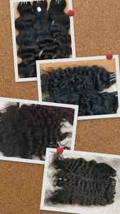 Extensions de cheveux naturels indiens de luxe en gros, non traités, cuticules alignées, boucles lâches, qualité supérieure, cheveux bruts, qualité supérieure - Product Image 5