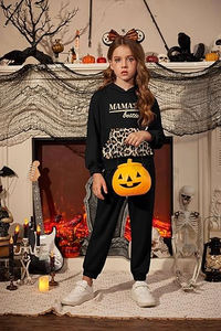 Personalizar sudaderas con capucha y pantalones de chándal niños 2 uds chándal de invierno niños chándal conjunto de ropa - Product Image 3