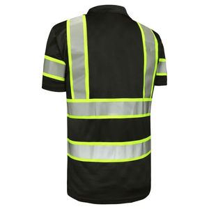 Camiseta Polo de Alta Visibilidad para Hombre, Reflectante, Transpirable, para Construcción, Ropa de Trabajo, Bordada, Protección de Seguridad, Talla Grande - Product Image 6