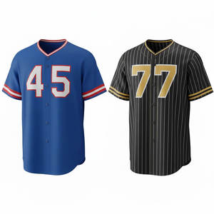 Camiseta de Béisbol Deportiva Personalizada, 100% Poliéster, Secado Rápido y Tejido Transpirable, Ajuste Cómodo para Partidos de Práctica, Unisex para Adultos - Product Image 1