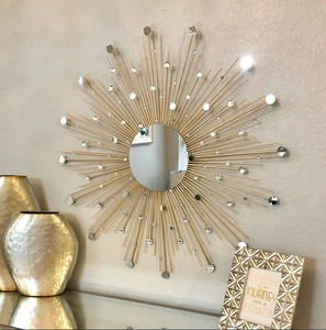 Ak ทองเหลืองตกแต่งที่ทันสมัยทองรอบผนังศิลปะแขวนผนังศิลปะ - Product Image 1