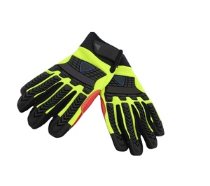 Gants de mécanicien en cuir de qualité supérieure résistants à la chaleur lavables antistatiques antivibrations sans silicone sans poudre personnalisables - Product Image 1