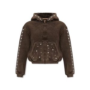 Sudadera con Capucha Unisex de Alta Calidad, 100% Algodón, Casual, con Pedrería Cosida, Forro Personalizado, Talla Grande, para Hombre, Gruesa - Product Image 1