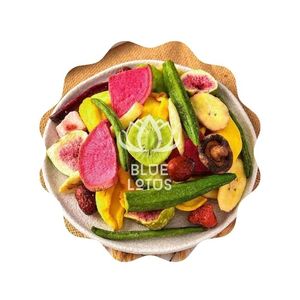 VENTA CALIENTE Blue Lotus 2025 Chips de verduras y frutas mixtas crujientes Elección de bocadillo vegano saludable - Product Image 1