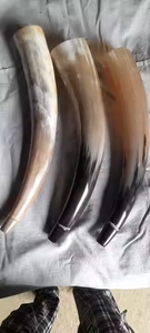 Cornes naturelles dégradables écologiques personnalisées fabriquées à partir de corne de buffle pour les fournitures de viking de fête par Crescent Crafts - Product Image 3