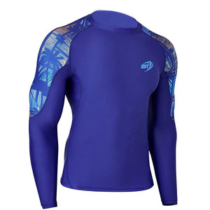 Camiseta de Protección Solar para Hombre, Manga Larga, Secado Rápido, Tejido Elástico, Perfecta para Surf, Gimnasio y Entrenamiento Deportivo - Product Image 1