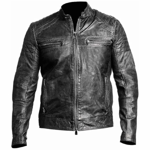 เสื้อแจ็กเก็ตหนังขี่รถจักรยานยนต์2025ปกติคอตั้งพิมพ์ลายปักโลโก้ด้านหน้าแบบรูดซิปขึ้นสำหรับทุกเพศ - Product Image 6