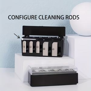 Matériaux écologiques Chine Cinq trous en plastique pratique Portable Fine taille-crayon de <span class=keywords><strong>maquillage</strong></span> des sourcils - Product Image 5