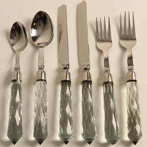 Antique Design Handmade Resin Handle Stainless steel Fashionable Design Hot Sale Elegant Wedding <b>Cutlery</b> <b>set</b> - Product Image 4
