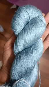 ผ้าวูลไหมผสมเส้นด้ายย้อมสีแบบสั่งทำสีสดใสอย่างหรูหราและสำหรับสิ่งทอและทอผ้าคุณภาพสูง - Product Image 3