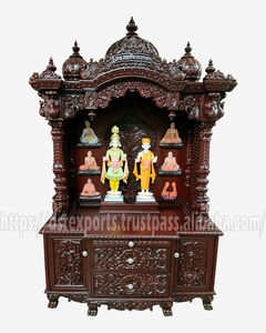 Mua Gỗ Tếch <span class=keywords><strong>mandir</strong></span> với thiết kế cắt Laser thiết kế tốt nhất tùy chỉnh UK Om <span class=keywords><strong>mandir</strong></span> Ấn Độ Shiva độc quyền đền DST xuất khẩu nhà máy - Product Image 4