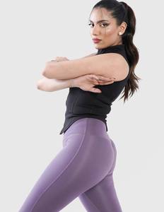 Chaleco sin mangas con cremallera a prueba de viento para mujer, ropa deportiva ligera, entrenamiento, gimnasio, Fitness, Yoga, Pilates, chaleco 100% poliéster - Product Image 2