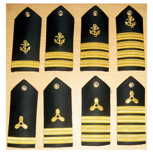 Badges brodés de luxe OEM en gros, en dentelle française noire et or, en feutre non tissé, écologiques, faits à la main, finition miroir 3D - Product Image 1