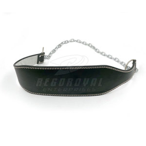 Cinturón de inmersión acolchado de neopreno duradero con cadena de acero fuerte perfecto para pull UPS y dips ponderados - Product Image 1