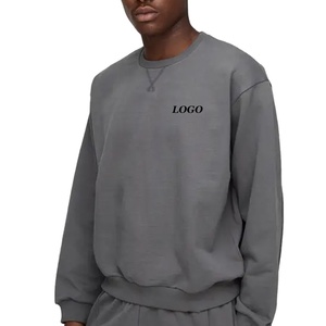 Sudadera para Hombre, Diseño de Color Sólido con Logotipo Personalizado para Compradores Mayoristas / Ropa Casual a Precio Económico, Servicio OEM, Mangas Completas - Product Image 1
