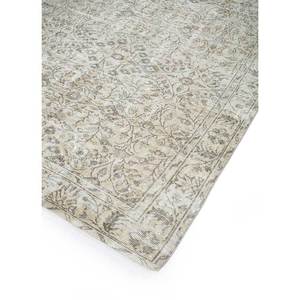 พรมขนสัตว์ถักมือสีน้ำตาลเบจสไตล์วินเทจ ลายดอกไม้คลาสสิก สำหรับห้องนั่งเล่น ห้องโถง ทางเดิน ผลิตด้วยเทคนิคแฮนด์เมดจากวัสดุรีไซเคิล - Product Image 2