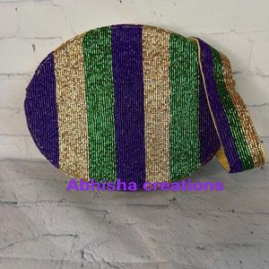 Handcrafted Beaded Coin <b>Purse</b> for Women Elegant Luxury Small Pouch with Detailed Crystal Beadwork Stylish Fashion <b>Money</b> Holder - Product Image 6