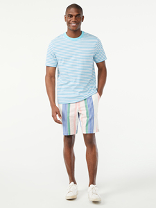 T-shirts pour hommes 100% coton, coupe ajustée, manches courtes, col rond, motif jersey, 180g, respirants, impression sérigraphique - Product Image 3