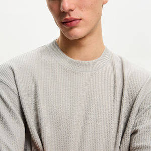 Logo personnalisé sérigraphie 300GSM coton T-Shirt plaine vierge respirant Tee de haute qualité doux Jersey pour les hommes en gros - Product Image 6