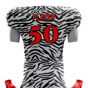 Uniforme de football américain léger de haute qualité, impression de logo personnalisée, différentes couleurs, respirant - Product Image 6