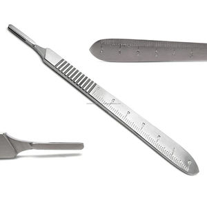 Mango de bisturí BP No. Herramienta Quirúrgica ENT Manual de Acero Inoxidable Reutilizable y Autoclavable con Opción de Logotipo OEM WPS - Product Image 3