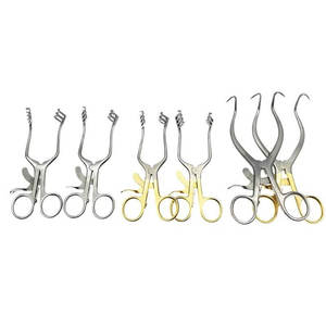 เครื่องดึงรั้งผ่าตัดทางการแพทย์เครื่องมือทางการแพทย์ทันตกรรมแบบมืออาชีพทำจากสแตนเลสชุดละ6ชิ้นทนทานใช้ซ้ำได้ - Product Image 1