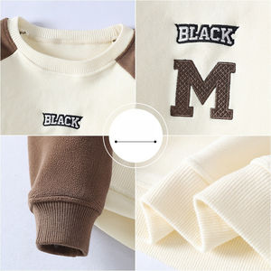 Vente en gros en usine de pulls à col rond personnalisés pour hommes vêtements d'hiver de haute qualité sweats à capuche avec logo personnalisé et contraste de couleur sweats à capuche - Product Image 6