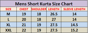 Kurta corto cómodo para hombre en algodón suave con patrón tejido a mano de cuello chino para festivales/fiestas de estilo étnico informal - Product Image 3