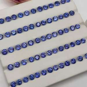 Proveedor verificado de piedras preciosas sueltas semipreciosas de tanzanita de 1 quilate para la fabricación de joyas, piedra azul al mejor precio en India - Product Image 1